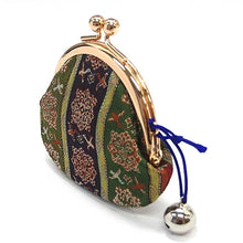 画像をギャラリービューアに読み込む, 鈴付コイン入 唐花雙鳥長斑錦