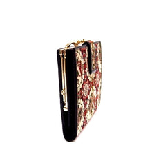 Load image into Gallery viewer, Wallet with Flapper Button (Shishikari-mon Nishiki)