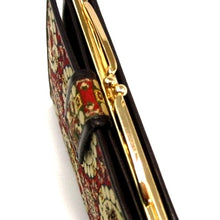 Load image into Gallery viewer, Wallet with Flapper Button (Shishikari-mon Nishiki)
