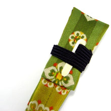 画像をギャラリービューアに読み込む, 茶扇子入 6.5寸用 天平木画奏花錦