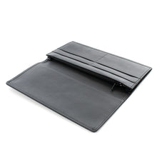 画像をギャラリービューアに読み込む, チャック付札入(皮裏財布) 更紗聖牛文