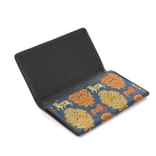 画像をギャラリービューアに読み込む, 皮裏名刺入 更紗聖牛文