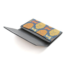 画像をギャラリービューアに読み込む, 皮裏名刺入 更紗聖牛文