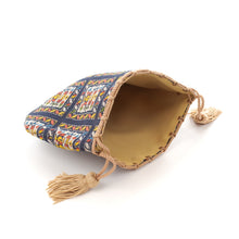画像をギャラリービューアに読み込む, ミニ巾着 コプト花盃文