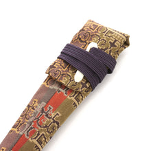 画像をギャラリービューアに読み込む, 茶扇子入 5寸用 獅噛文長斑錦