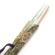 Load image into Gallery viewer, Sensu Fan Container (15cm) (Kacho Baika-Mon Nishiki)