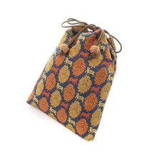 画像をギャラリービューアに読み込む, 信玄袋 更紗聖牛文