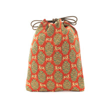 画像をギャラリービューアに読み込む, 信玄袋 更紗聖牛文