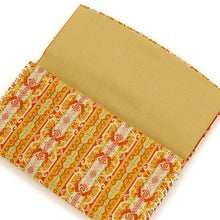 Load image into Gallery viewer, Kaishi Paper Container (Tea-things) (En-ka-mon Brocade with Dsign of Monkey and Flower)