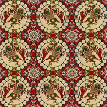 Load image into Gallery viewer, Brocade Piece (30x30cm) (Web Only) (Shishikari-mon Nishiki)