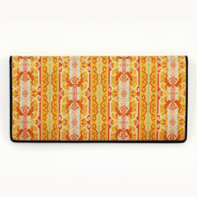 画像をギャラリービューアに読み込む, チャック付札入(皮裏財布) 猿花文