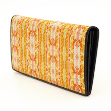 画像をギャラリービューアに読み込む, チャック付札入(皮裏財布) 猿花文