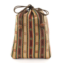 画像をギャラリービューアに読み込む, 信玄袋 花文暈繝錦