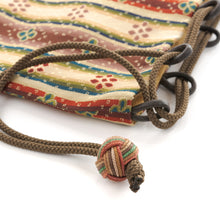 画像をギャラリービューアに読み込む, 信玄袋 花文暈繝錦