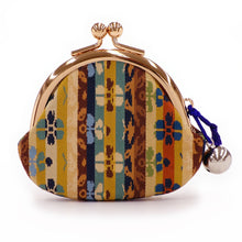 画像をギャラリービューアに読み込む, 鈴付コイン入 花鳥段文錦