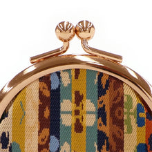 画像をギャラリービューアに読み込む, 鈴付コイン入 花鳥段文錦