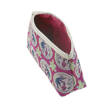 画像をギャラリービューアに読み込む, 半月ポーチ 天寿国繍兎文