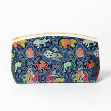 画像をギャラリービューアに読み込む, 半月ポーチ 獅噛鳥獣文錦