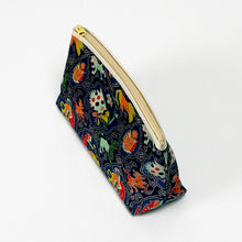 画像をギャラリービューアに読み込む, 半月ポーチ 獅噛鳥獣文錦