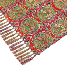 画像をギャラリービューアに読み込む, テーブルセンター 円文白虎朱雀錦