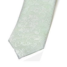 画像をギャラリービューアに読み込む, 紗 ネクタイ 二重蔓牡丹文