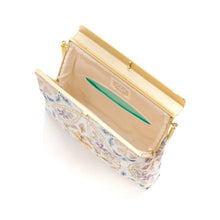 画像をギャラリービューアに読み込む, ビーズバッグ 王朝七宝文(白)