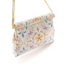 画像をギャラリービューアに読み込む, ビーズバッグ 王朝七宝文(白)