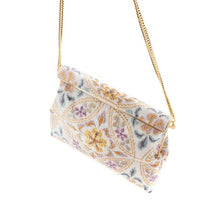 画像をギャラリービューアに読み込む, ビーズバッグ 王朝七宝文(白)