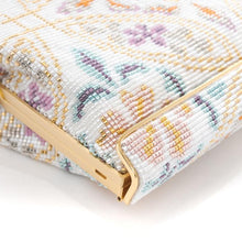 画像をギャラリービューアに読み込む, ビーズバッグ 王朝七宝文(白)