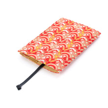 画像をギャラリービューアに読み込む, ブックカバー 波兎雪輪文