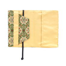 画像をギャラリービューアに読み込む, ブックカバー 花鳥梅花文錦