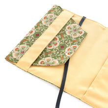 画像をギャラリービューアに読み込む, ブックカバー 花鳥梅花文錦