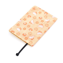 画像をギャラリービューアに読み込む, ブックカバー 吉祥狗子文