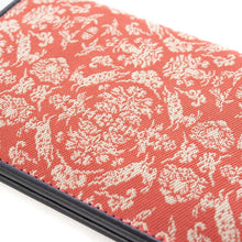 画像をギャラリービューアに読み込む, 縦型カードケース 山羊花卉文錦