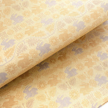 Load image into Gallery viewer, Dashi-fukusa Cloth (Tea-things) (Sweden Hana Usagi_cream yellow)