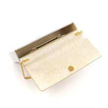 画像をギャラリービューアに読み込む, ビーズバッグ 葡萄唐草文錦(白)