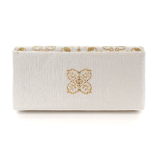 画像をギャラリービューアに読み込む, ビーズバッグ 葡萄唐草文錦(白)