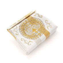 画像をギャラリービューアに読み込む, ビーズバッグ 円文白虎錦(白)
