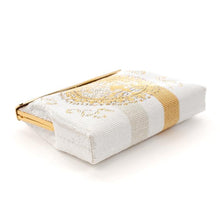 画像をギャラリービューアに読み込む, ビーズバッグ 円文白虎錦(白)