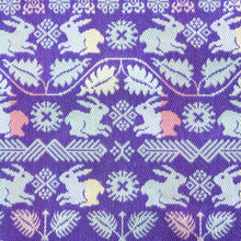 画像をギャラリービューアに読み込む, 古帛紗 スウェーデン花兎