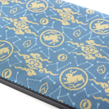 画像をギャラリービューアに読み込む, チャック付札入(皮裏財布) 玉兎星座文