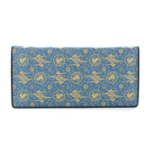 画像をギャラリービューアに読み込む, チャック付札入(皮裏財布) 玉兎星座文