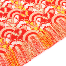 画像をギャラリービューアに読み込む, 花瓶敷 波兎雪輪文