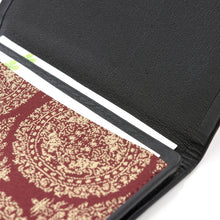 画像をギャラリービューアに読み込む, 皮裏名刺入 天平狩猟文錦