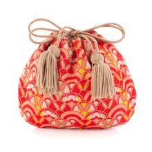 Load image into Gallery viewer, Small Pouch(Nami Usagi Yuki-wa-mon)