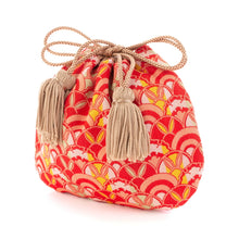 Load image into Gallery viewer, Small Pouch(Nami Usagi Yuki-wa-mon)