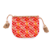 Load image into Gallery viewer, Small Pouch(Nami Usagi Yuki-wa-mon)