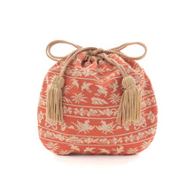 画像をギャラリービューアに読み込む, ミニ巾着 瑞鳥段文錦