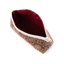 Load image into Gallery viewer, Half Moon Pouch (Budo Karakusa-mon Nishiki)