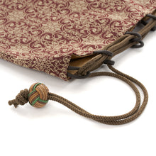 画像をギャラリービューアに読み込む, 信玄袋 葡萄唐草文錦